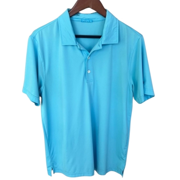 J. McLaughlin Other - J McLaughlin Mens Aqua Polo,  Size Medium